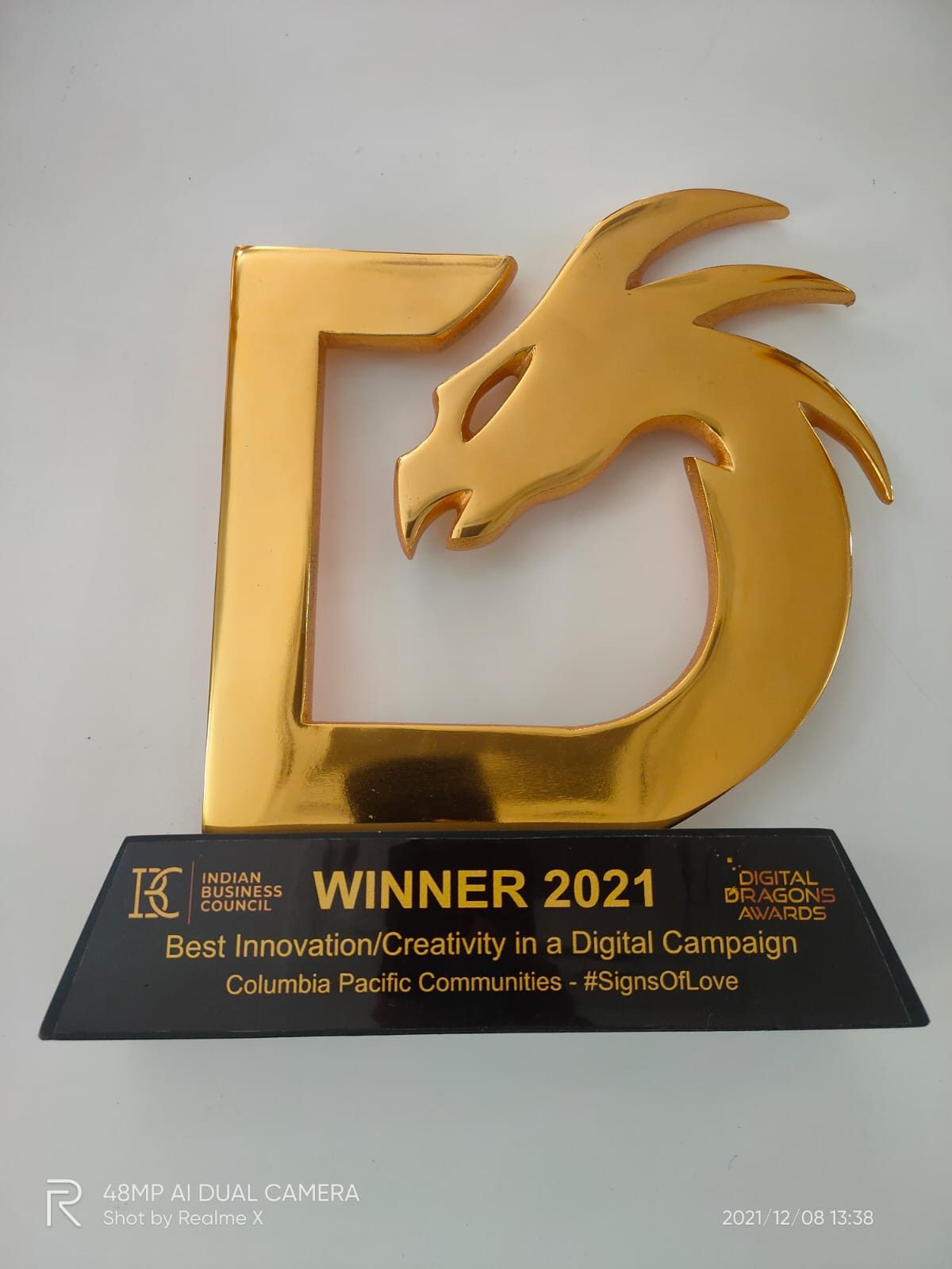 Columbia Pacific Comunities bags Best Innovation/Creativity in a Digital Campaign at Digital Dragon Awards 2021
