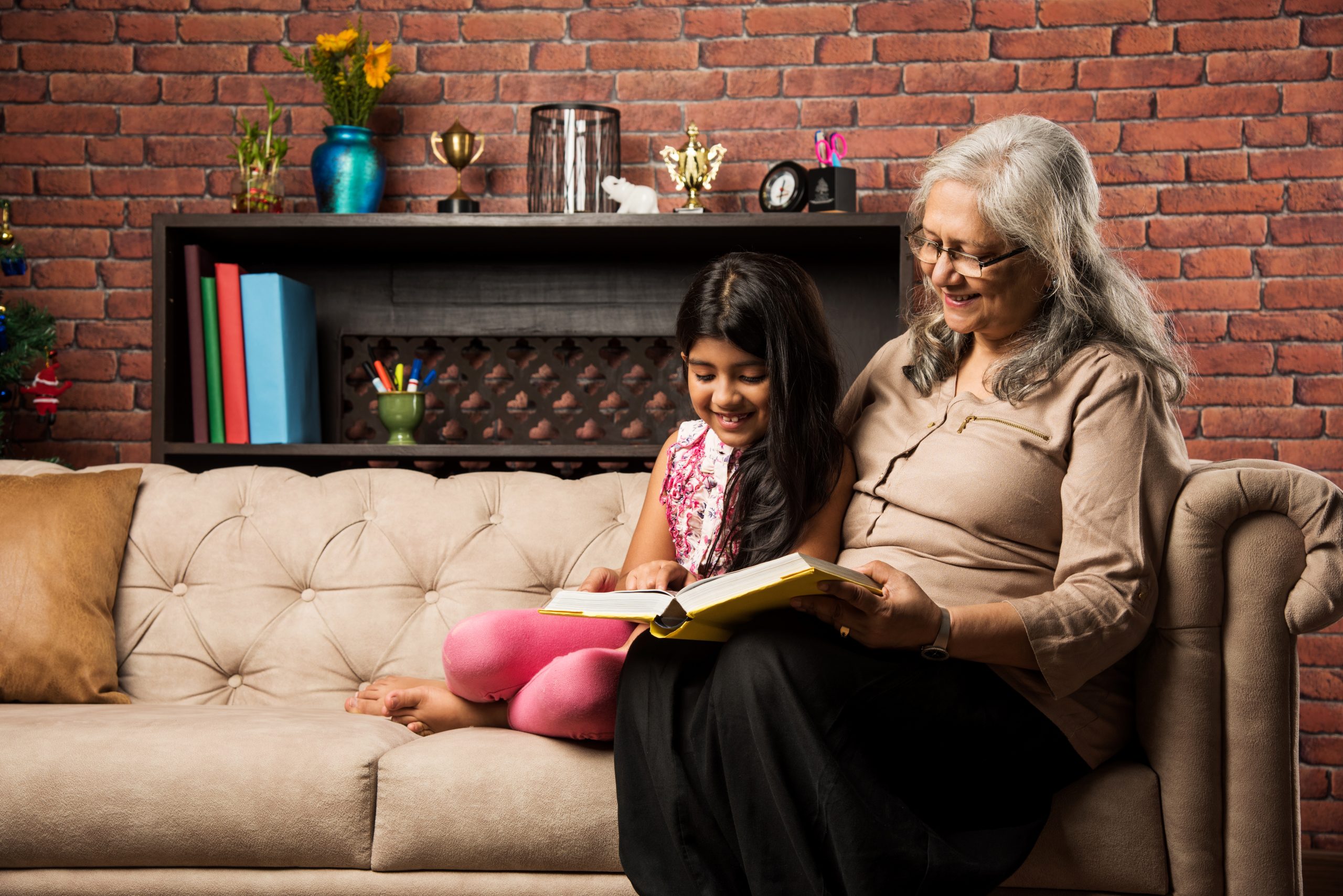 Senior citizen spending time with her grandchild - Columbia Pacific