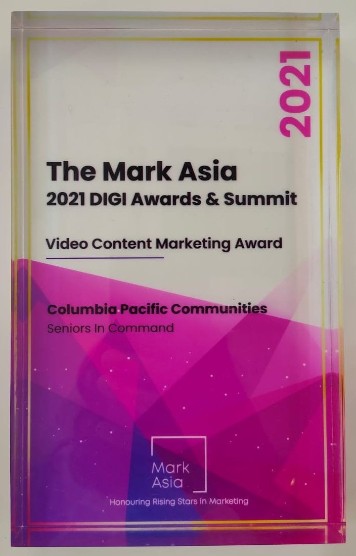 The Mark Asia video content marketing award - Columbia Pacific